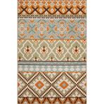 rugs modern Çok Renkli Geometrik Desenli Etnik Vintage Dekoratif Halı 4612, 75 x 240
