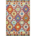 rugs modern Çok Renkli Geometrik Gelenekesel Desenli Dekoratif Halı 4153, 120 x 180