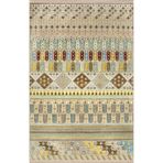 rugs modern Çok Renkli Geometrik Karma Şekil Etnik Desenli Vintage Dekoratif Halı 1982, 100 x 250