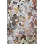 rugs modern Çok Renkli Geometrik Üçgen Şekil Desenli Kreatif Modern Dekoratif Halı 2045, 100 x 200