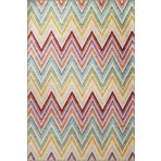 rugs modern Çok Renkli Geometrik Üçgen Şekil Zik Zak Desenli Kreatif Modern Dekoratif Halı 2333, 120 x 180