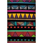 rugs modern Çok Renkli Karma Geometrik Desenli Kreatif Modern Dekoratif Halı 3812, 150 x 150