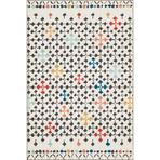 rugs modern Çok Renkli Karma Geometrik Desenli Kreatif Modern Dekoratif Halı 5013, 150 x 150