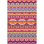 rugs modern Çok Renkli Karma Geometrik Etnik Desenli Vintage Dekoratif Halı 4614, 140 x 200