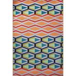 rugs modern Çok Renkli Karma Geometrik Şekil Desenli Kreatif Modern Dekoratif Halı 2188, 80 x 150