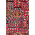 rugs modern Çok Renkli Karma Geometrik Şekil ve Çiçek Desenli Modern Dekoratif Halı 4826, 70 x 120