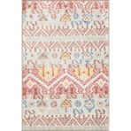 rugs modern Çok Renkli Karma Motifli Etnik Desenli Vintage Dekoratif Halı 3302, 100 x 100