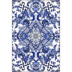 rugs modern Çok Renkli Karma Motifli Etnik Figür Desenli Vintage Dekoratif Halı 4810, 155 x 230