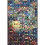 rugs modern Çok Renkli Küp Geometrik Desenli Dekoratif Yıkanabilir Halı miravip8460, 155 x 230