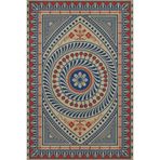 rugs modern Çok Renkli Motifli Çiçek ve Etnik Desenli Vintage Dekoratif Halı 4694, 100 x 250