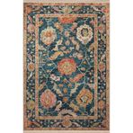 rugs modern Çok Renkli Motifli Etnik Çiçek Desenli Kreatif Vintage Dekoratif Halı 2618, 80 x 150