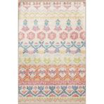 rugs modern Çok Renkli Motifli Etnik Desenli Saçaklı Vintage Dekoratif Halı 3176, 80 x 150