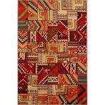 rugs modern Çok Renkli Motifli Etnik Desenli Vintage Dekoratif Halı 4625, 75 x 150