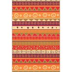 rugs modern Çok Renkli Motifli Etnik Figür Desenli Vintage Dekoratif Halı 3848, 100 x 250