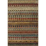 rugs modern Çok Renkli Motifli Etnik Figür Desenli Vintage Dekoratif Halı 4580, 120 x 120