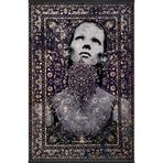 rugs modern Çok Renkli Motifli Soyut Kadın Portre Desenli Kreatif Modern Dekoratif Halı 2496, 80 x 150