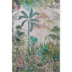 rugs modern Çok Renkli Tropikal Temalı Çiçek ve Ağaç Desenli Modern Dekoratif Halı 2712, 120 x 180