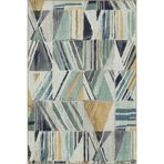 rugs modern Çok Renkli Üçgen Geometrik Desenli Kreatif Modern Dekoratif Halı 4525, 100 x 200