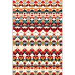 rugs modern Çok Renkli Üçgen Geometrik Desenli Kreatif Modern Dekoratif Halı 4701, 75 x 150
