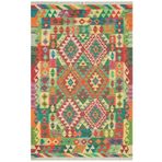 rugs modern Cotton 527 Çok Renkli Etnik Desen Kilim, 77 x 150