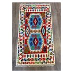 rugs modern Cotton 553 Etnik Desenli Otantik Canlı Çok Renkli Kilim, 80 x 150