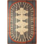 rugs modern Dido 2 Koleksiyonu Çok Renkli Etnik Figür Desenli Vintage Dekoratif Halı 12, 75 x 200