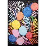 rugs modern Dido 2 Koleksiyonu Çok Renkli Spiral Geometrik Desenli Kreatif Modern Dekoratif Halı 3231, 100 x 300