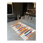 rugs modern Etnik Çiçek Desenli Renkli Dokuma Taban Halı Mira 1352, 80 x 150