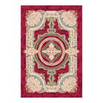 rugs modern Fiori Kırmızı Art Deko Stil Desenli Dokuma Taban Dekoratif Halı 1748, 150 x 300