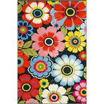 rugs modern Floral Temalı Dokuma Taban ve Yıkanabilir Halı MYTH5, 75 x 240