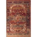 rugs modern Geleneksel Kırmızı Geometrik Renkli Desenli Dekoratif Halı miravip869, 75 x 300