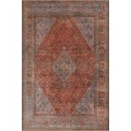 rugs modern Geleneksel Temalı Turuncu Dekoratif Halı ve Yıkanabilir Halı miravip9608, 75 x 200