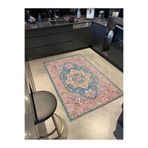rugs modern Gelenksel Açık Kırmızı Renkli Desenli Dokuma Taban ve Dekoratif Halı miravip625, 75 x 200