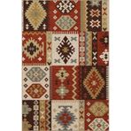 rugs modern Geometrik Desenli Dekoratif ve Dokuma Taban Yıkanabilir Halı miravip8856, 100 x 150