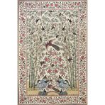 rugs modern Geometrik Geleneksel Antrasit Renklerinde Sarmaşık Desenli Dekoratif Halı miravip8029, 140 x 200