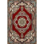 rugs modern Geometrik Kırmızı Renklede Modern Dokuma Taban ve Dekoratif Halı miravip185, 75 x 300