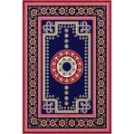 rugs modern Geometrik Pembe Siyah Desenli Dekoratif ve Dokuma Taban Yıkanabilir Halı miravip8878, 75 x 300
