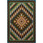rugs modern Gökkuşağı Temalı Geometrik Desenli Etnik Dokuma Taban Halı 4249, 120 x 180