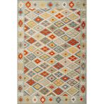 rugs modern Gri Geometrik Modern Baklava Desenli Dokuma Taban ve Dekoratif Halı miravip93, 100 x 300