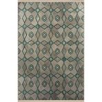 rugs modern Gri Temalı Çapraz Geometrik Şekil Desenli Kreatif Modern Dekoratif Halı 2636, 100 x 250