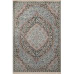 rugs modern Gri Temalı Çok Renkli Motifli Etnik Çiçek ve Gül Desenli Vintage Dekoratif Halı 2841, 140 x 200