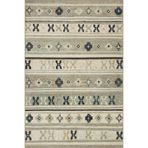 rugs modern Gri Temalı Motifli Etnik Figür Desenli Vintage Dekoratif Halı 3957, 140 x 200
