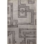 rugs modern Gri Temalı Soyut Geometrik Desenli Kreatif Modern Dekoratif Halı 2990, 80 x 240