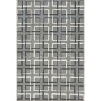 rugs modern Gri Temalı Soyut Geometrik Desenli Kreatif Modern Dekoratif Halı 5015, 100 x 150