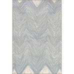 rugs modern Gri Temalı Zik Zak Geometrik Desenli Kreatif Modern Dekoratif Halı 5049, 75 x 240