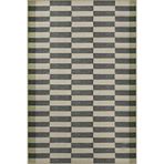 rugs modern Gri ve Siyah Geometrik Kreatif Dokuma Taban Halı 4174, 150 x 300