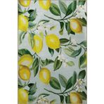 Rugs Modern Halı Açık Mavi Temalı Ağaç Dalı ve Limon Desenli Modern Dekoratif Halı 2736