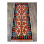 Rugs Modern Halı Cotton 552 Etnik Desenli Otantik Canlı Çok Renkli Kilim