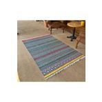 Rugs Modern Halı Cotton 557 Etnik Desenli Dokuma Taban Çok Renkli Kilim