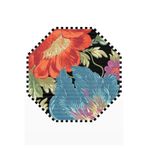 Rugs Modern Halı Mira 1040 Sekizgen Dama Desen Çiçekli Dokuma Taban Halı